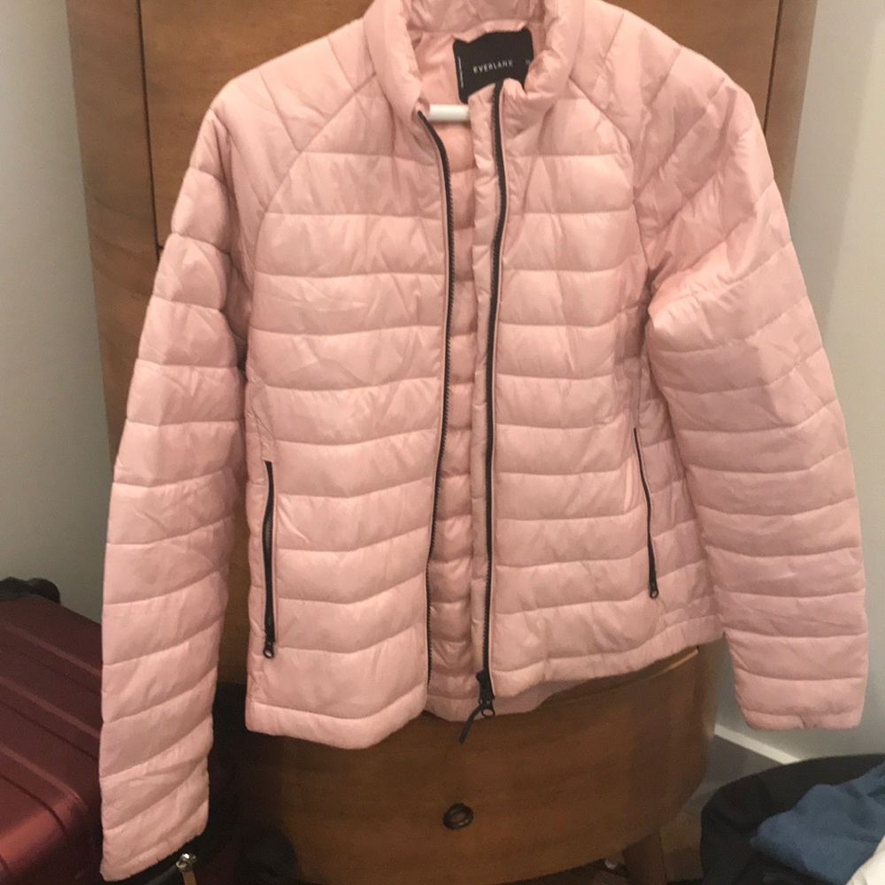 Everlane ReNew Puffer in Pink